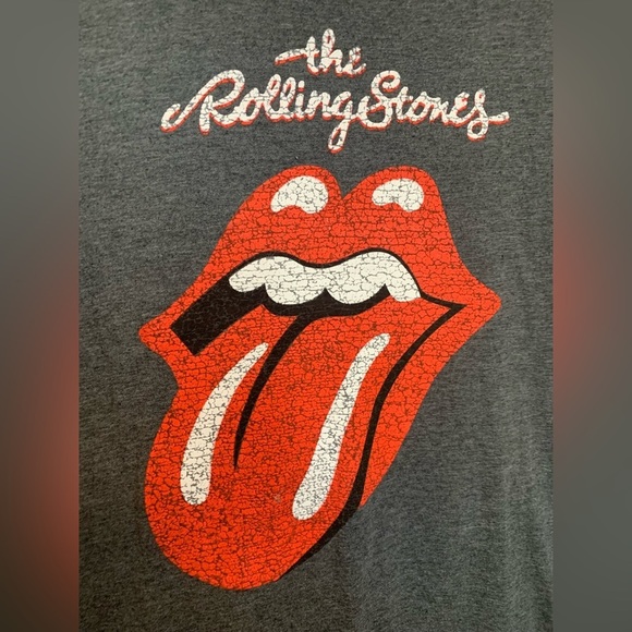 The Rolling Stones Unisex Tee T-shirt Size Small Gray - Picture 2 of 4